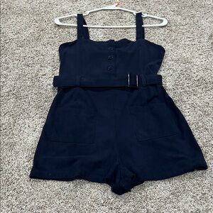 Navy Blue Romper
